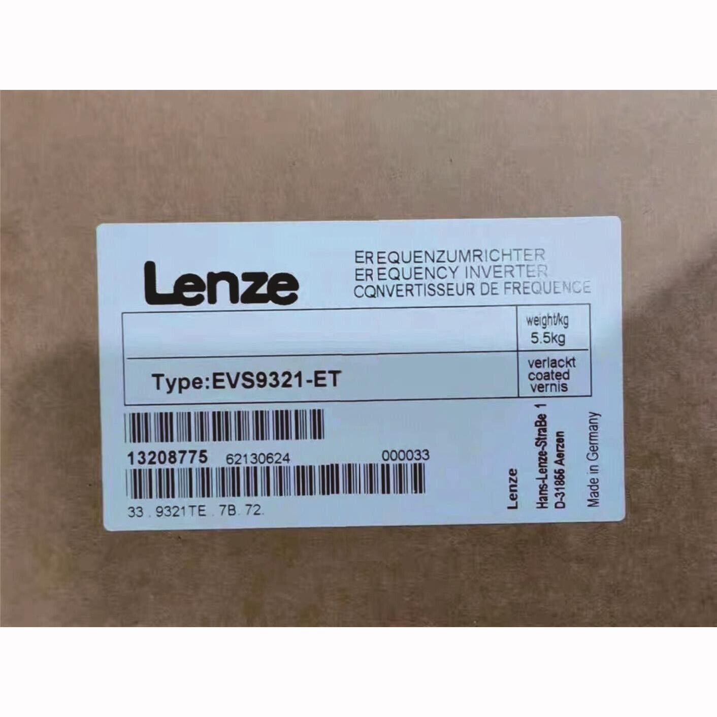 EVS9321-ET Brand New Lenze 9300 Series Inverter 0.37 KW (0.5 HP),400/480 VAC Wholesale