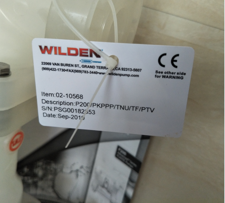 NEW Wilden 02-10568 P200/PKPPP/TNU/TF/PTV Diaphragm pump Wholesale Market DHL Shipping