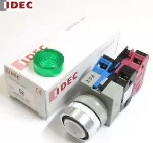 For Idec Green Lighted Push Button Switch Alw22211dg 22Mm