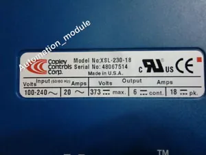 New in Box Copley Controls Corp Xsl-230-18 Xenus Digital Servo Drive Providers