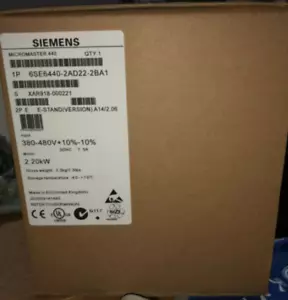 New in Box Siemens 6Se6440-2Ad22-2Ba1 6Se6 440-2Ad22-2Ba1 Inverter Reseller B2b