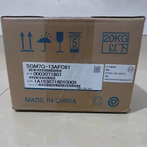 Yaskawa Sgm7g-13Afc61 Servo Motor Sgm7g13afc61 One Year Warranty Original